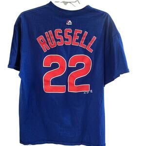 Chicago Cubs Russell #22 Player Number Shirt Majestic XL